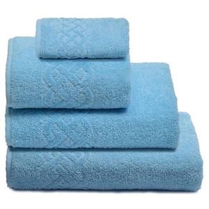 Полотенце махровое "Cleanelly" Plait Голубой (50*90см.)